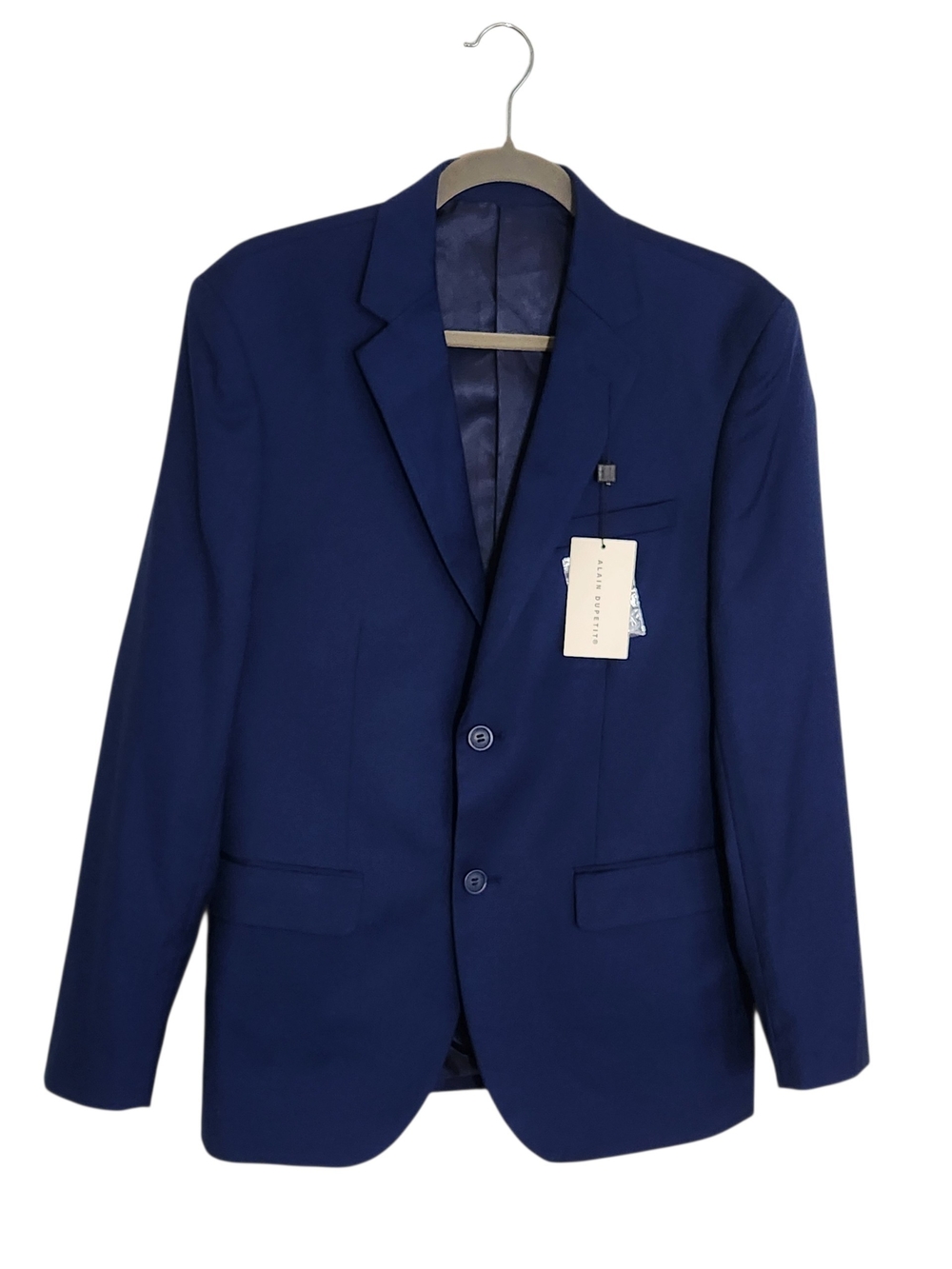 Alain Dupetit Two Button Blue Blazer Size 36S NWT